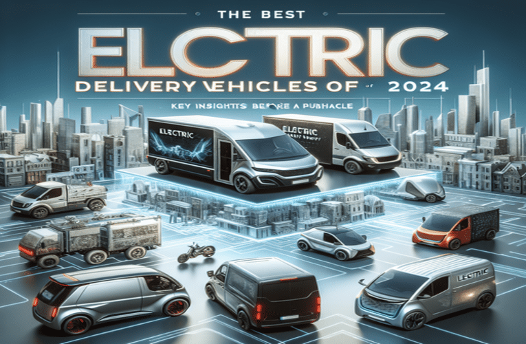 Najlepsze elektryczne auta dostawcze w 2024 – kluczowe informacje przed zakupem