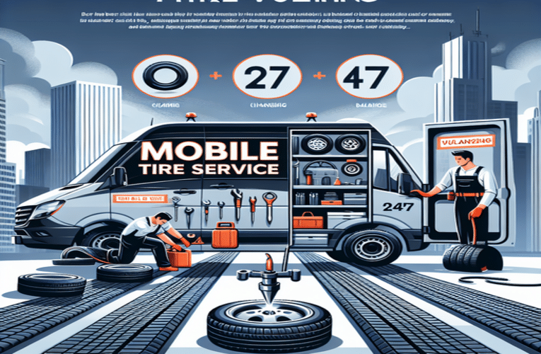 Najlepsze usługi mobilnego serwisu opon w kontekście mobilnej wulkanizacji i całodobowej dostępności
